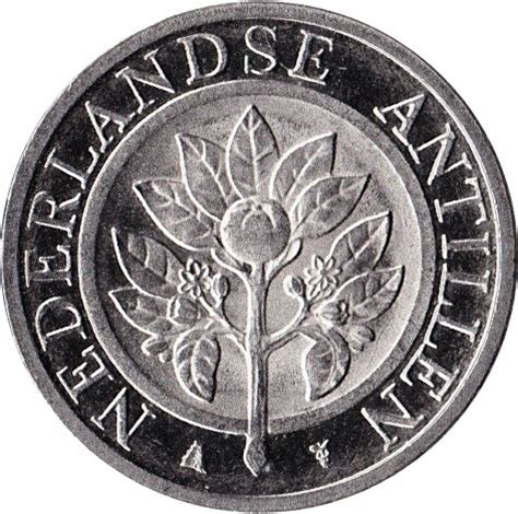 nederlandse antillen 25 c coin